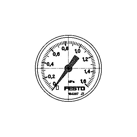 Festo Pressure Gauge MA-50-1, 6-G1/4-MPA MA-50-1,6-G1/4-MPA
